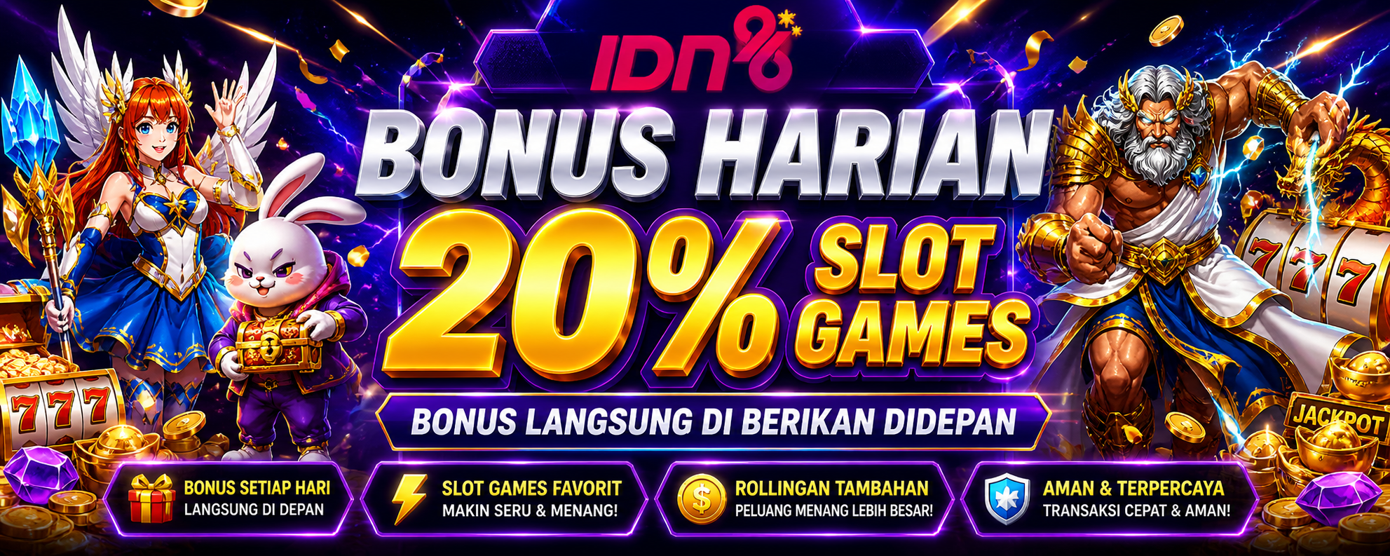 Bonus Harian 20% Slot Games