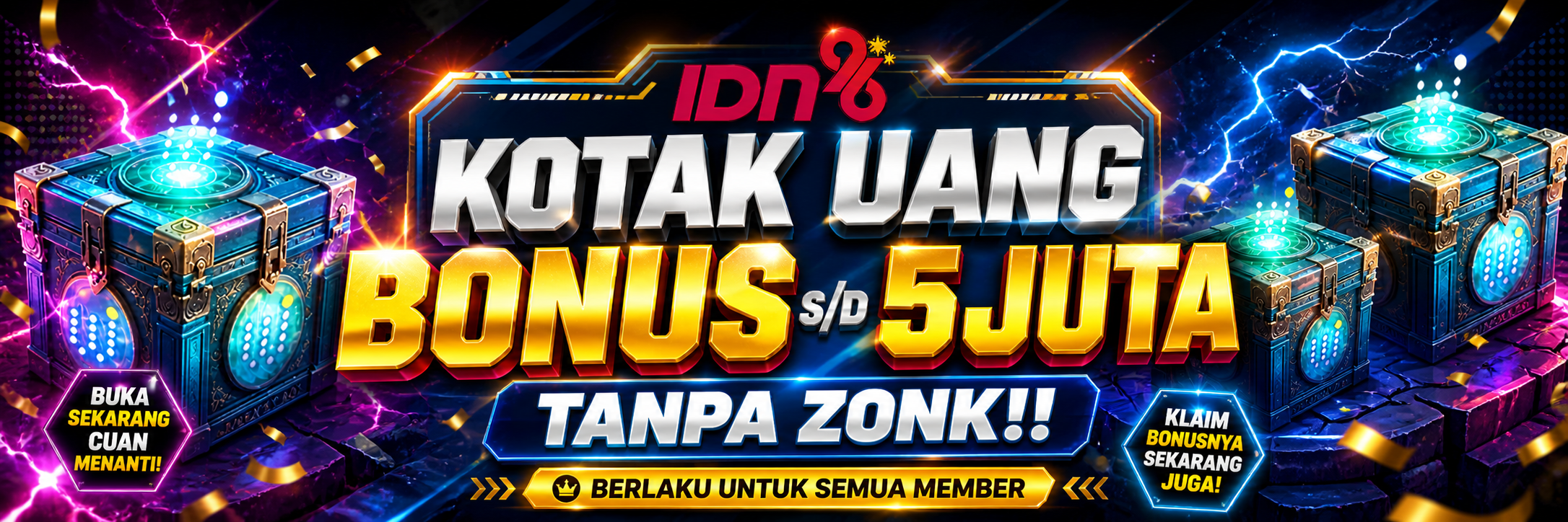 Kotak Uang IDN96 Tanpa Zonk
